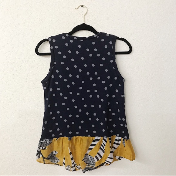 Thakoon Addition Polka Dot Contrast Tank - Picture 3 of 6